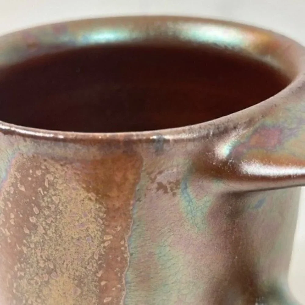 Studio Art Coffee Mug by Bruce Gholson of Bulldog Pottery Seagrove NC 12 ounces - Picture 13 of 13